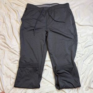 Bass outdoor Men's large Charcoal jogger pants fleece lined Stretchy